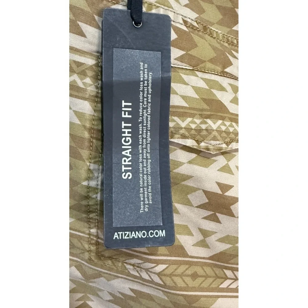 A.Tiziano Men's Southwest Goldenrod Streetwear‎ Urban Straight Fit 36x32 NWT